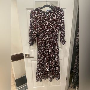 Maskim Tara midi polka dot dress